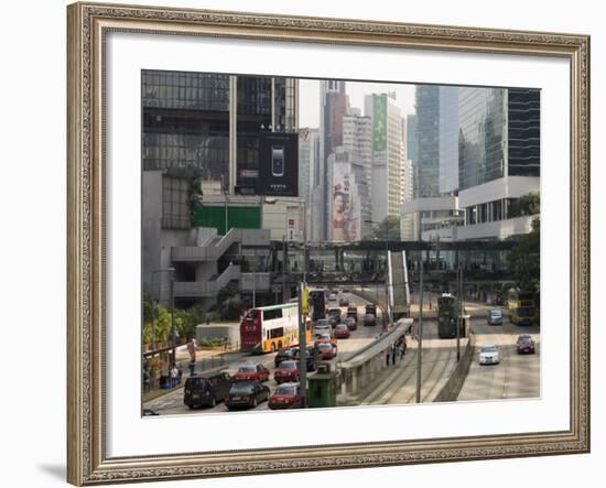 Central District, Hong Kong, China-Sergio Pitamitz-Framed Photographic Print
