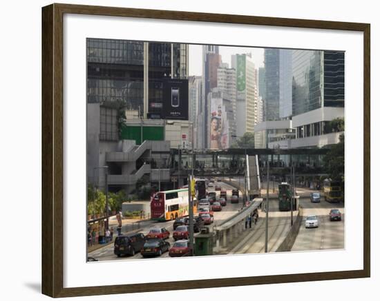 Central District, Hong Kong, China-Sergio Pitamitz-Framed Photographic Print