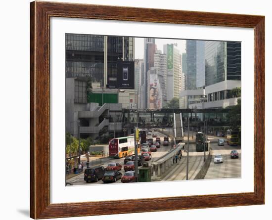 Central District, Hong Kong, China-Sergio Pitamitz-Framed Photographic Print