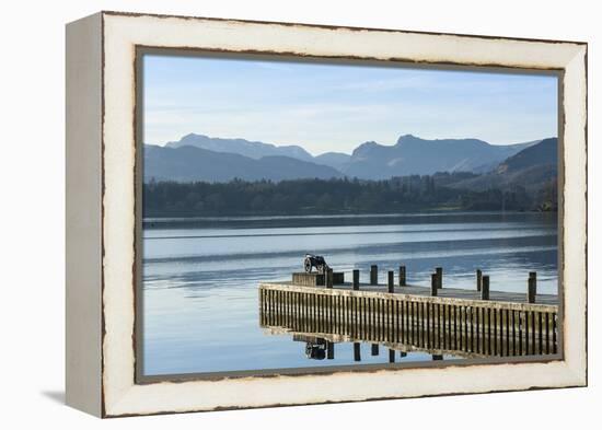 Central Fells, Scawfell, and the Langdale Pikes Viewed from Low Wood Race Cannon-James Emmerson-Framed Premier Image Canvas