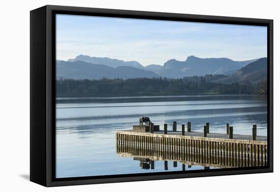 Central Fells, Scawfell, and the Langdale Pikes Viewed from Low Wood Race Cannon-James Emmerson-Framed Premier Image Canvas