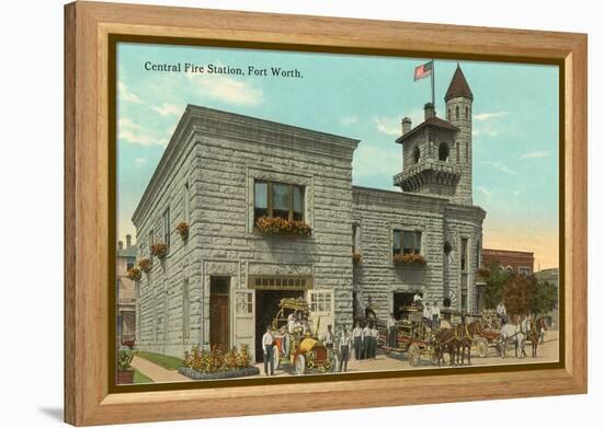 Central Fire Station, Fort Worth, Texas-null-Framed Stretched Canvas