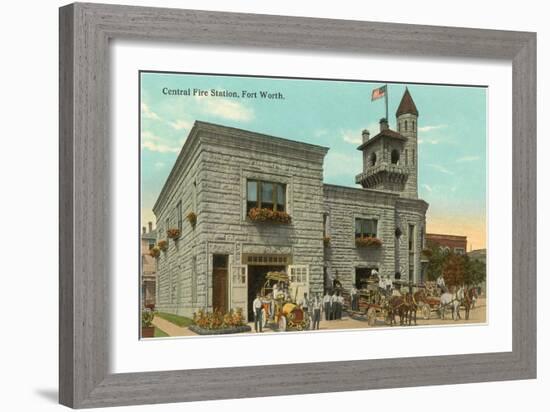 Central Fire Station, Fort Worth, Texas-null-Framed Art Print