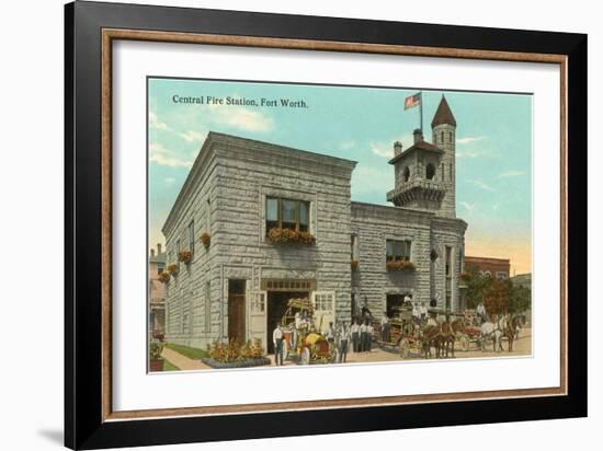 Central Fire Station, Fort Worth, Texas-null-Framed Art Print