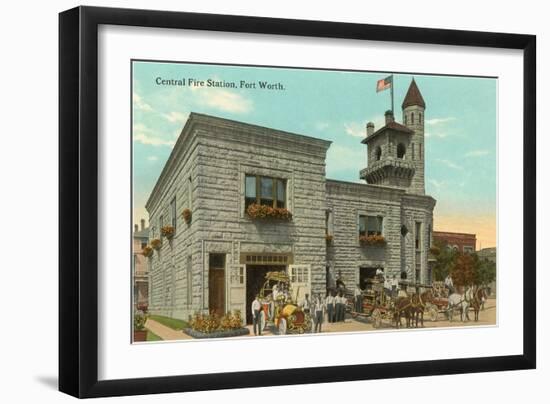 Central Fire Station, Fort Worth, Texas-null-Framed Art Print