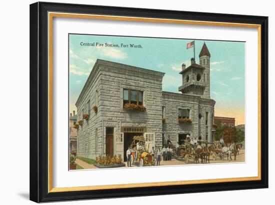 Central Fire Station, Fort Worth, Texas-null-Framed Art Print