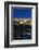 Central Greece, Athens, Acropolis, Elevated View, Dusk-Walter Bibikow-Framed Photographic Print