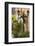 Central Greece, Delphi, Streetlight-Walter Bibikow-Framed Photographic Print