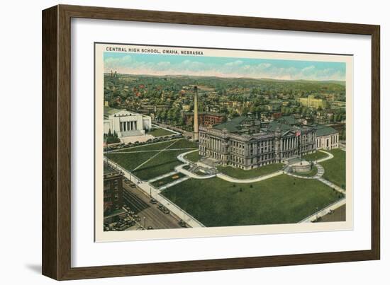 Central High School, Omaha, Nebraska-null-Framed Premium Giclee Print