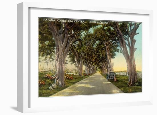 Central Highway, Havana-null-Framed Art Print