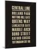 Central Line-Devon Ross-Mounted Art Print