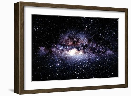 Central Milky Way In Constellation Sagittarius-Dr. Fred Espenak-Framed Photographic Print