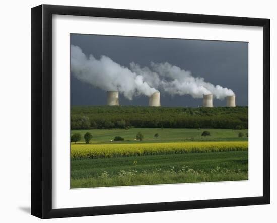 Central Nuclear Power Plant, Champagne Region, France, Europe-Gavin Hellier-Framed Photographic Print