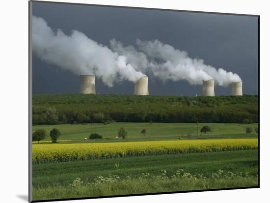 Central Nuclear Power Plant, Champagne Region, France, Europe-Gavin Hellier-Mounted Photographic Print