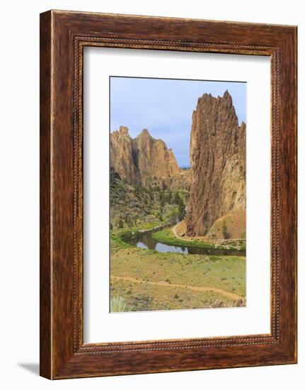 Central OR, Redmond, Terrebonne. Smith Rock State Park. Crooked River. High Desert.-Emily Wilson-Framed Photographic Print