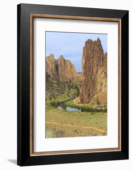 Central OR, Redmond, Terrebonne. Smith Rock State Park. Crooked River. High Desert.-Emily Wilson-Framed Photographic Print