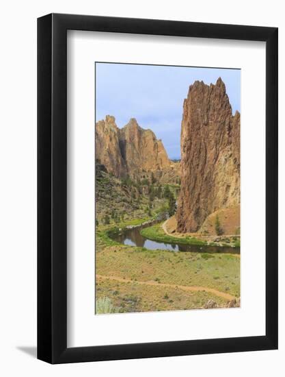 Central OR, Redmond, Terrebonne. Smith Rock State Park. Crooked River. High Desert.-Emily Wilson-Framed Photographic Print