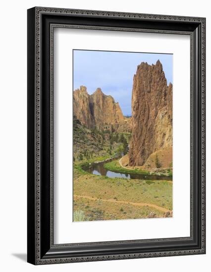 Central OR, Redmond, Terrebonne. Smith Rock State Park. Crooked River. High Desert.-Emily Wilson-Framed Photographic Print