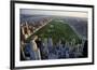 Central Park Aerial View, Manhattan, New York; Park is Surrounded by Skyscraper-T photography-Framed Photographic Print