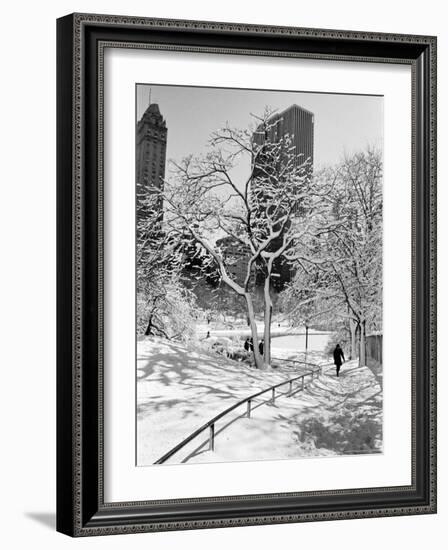 Central Park After a Snowstorm-Alfred Eisenstaedt-Framed Photographic Print