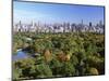 Central Park and Manhattan Buildings-Rudy Sulgan-Mounted Photographic Print