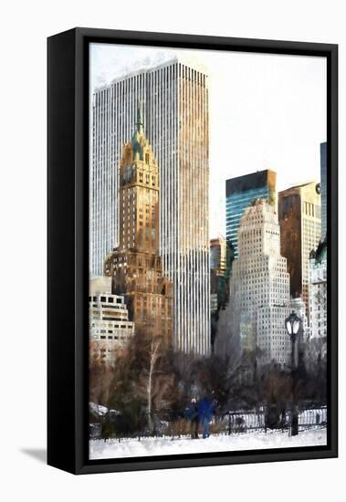 Central Park Architecture-Philippe Hugonnard-Framed Premier Image Canvas