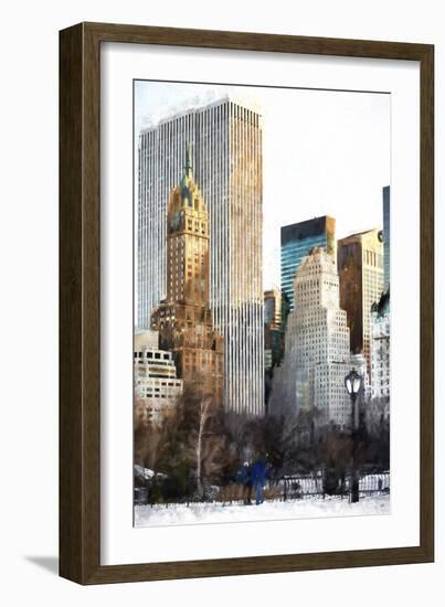 Central Park Architecture-Philippe Hugonnard-Framed Giclee Print