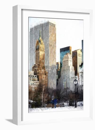 Central Park Architecture-Philippe Hugonnard-Framed Giclee Print