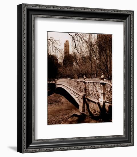 Central Park Bridge II-Christopher Bliss-Framed Art Print