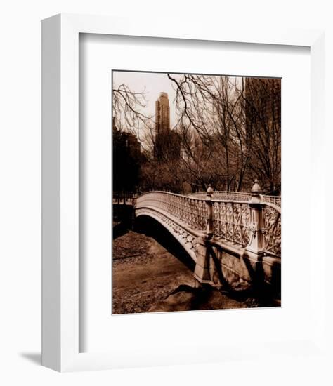 Central Park Bridge II-Christopher Bliss-Framed Art Print