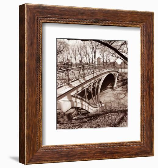 Central Park Bridge III-Christopher Bliss-Framed Art Print