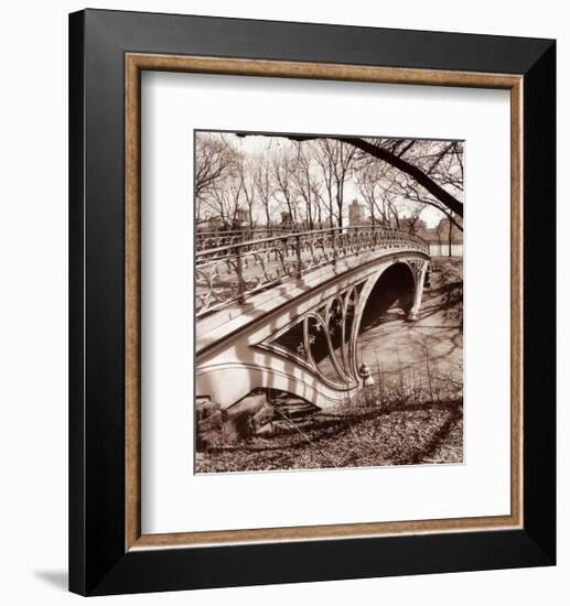 Central Park Bridge III-Christopher Bliss-Framed Art Print