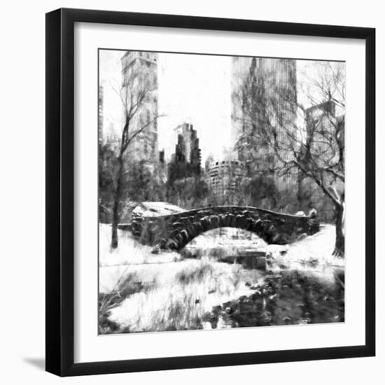 Central Park Bridge-Philippe Hugonnard-Framed Giclee Print