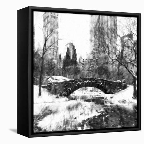 Central Park Bridge-Philippe Hugonnard-Framed Premier Image Canvas