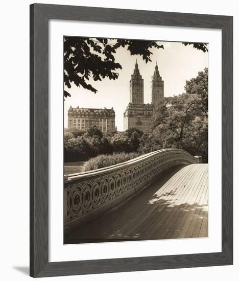 Central Park Bridges 1-Chris Bliss-Framed Art Print