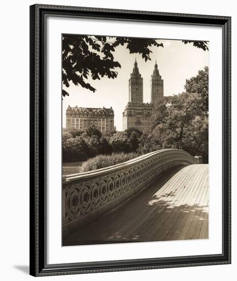 Central Park Bridges 1-Chris Bliss-Framed Art Print