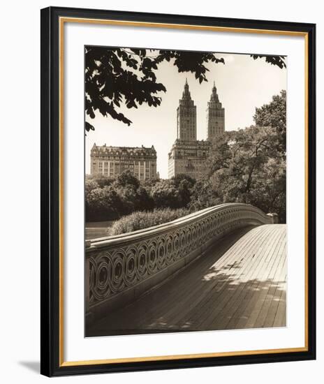 Central Park Bridges 1-Chris Bliss-Framed Art Print