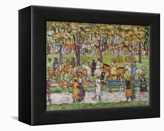Central Park, c.1914-15-Maurice Brazil Prendergast-Framed Premier Image Canvas