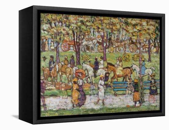 Central Park, c.1914-15-Maurice Brazil Prendergast-Framed Premier Image Canvas