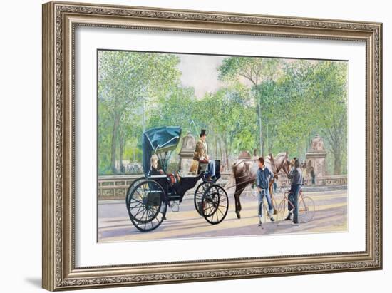 Central Park Carriage,1994-Anthony Butera-Framed Giclee Print