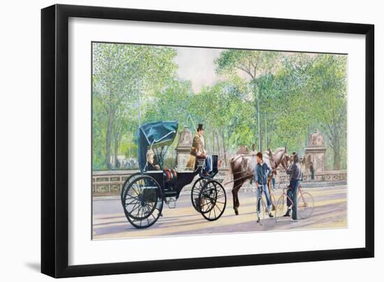 Central Park Carriage,1994-Anthony Butera-Framed Giclee Print