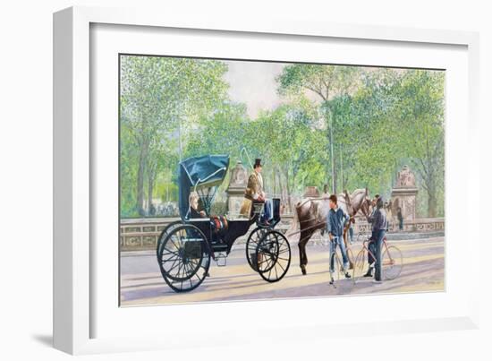 Central Park Carriage,1994-Anthony Butera-Framed Giclee Print