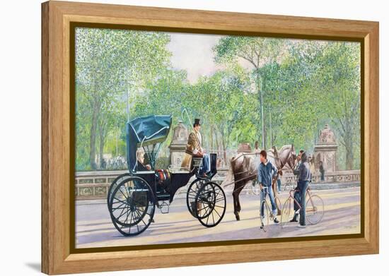 Central Park Carriage,1994-Anthony Butera-Framed Premier Image Canvas