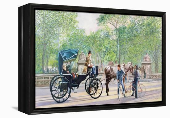 Central Park Carriage,1994-Anthony Butera-Framed Premier Image Canvas