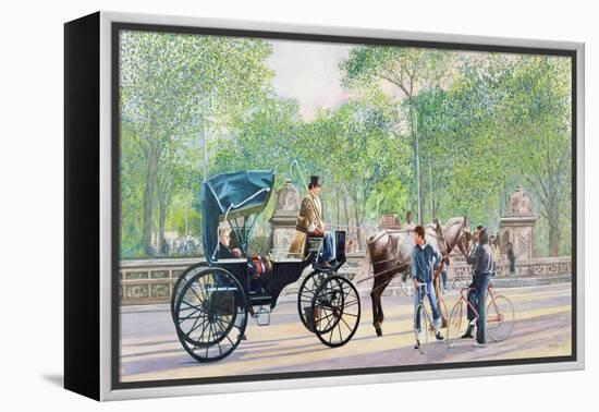 Central Park Carriage,1994-Anthony Butera-Framed Premier Image Canvas