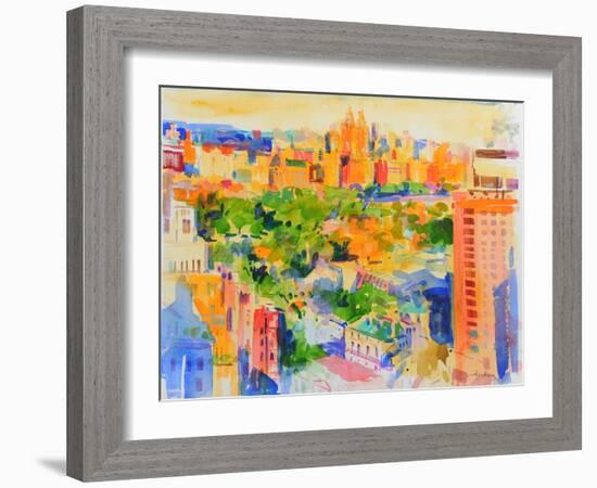 Central Park from The Carlyle-Peter Graham-Framed Giclee Print