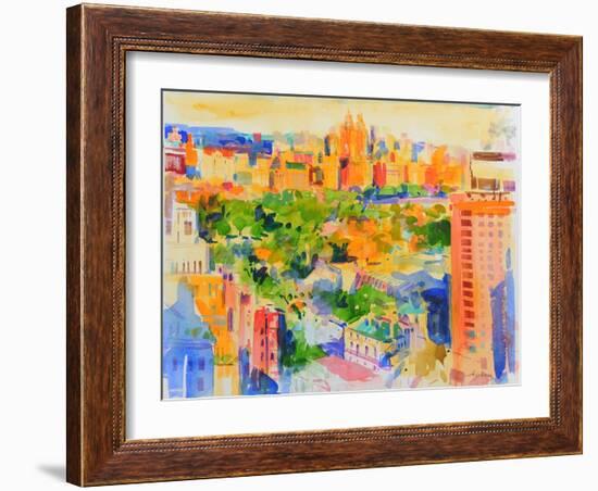 Central Park from The Carlyle-Peter Graham-Framed Giclee Print