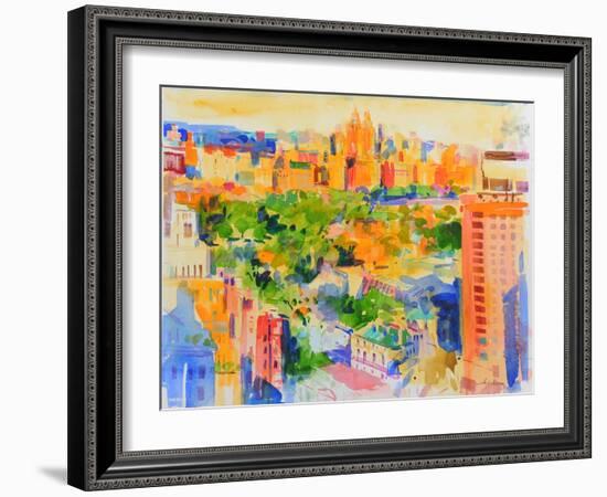 Central Park from The Carlyle-Peter Graham-Framed Giclee Print