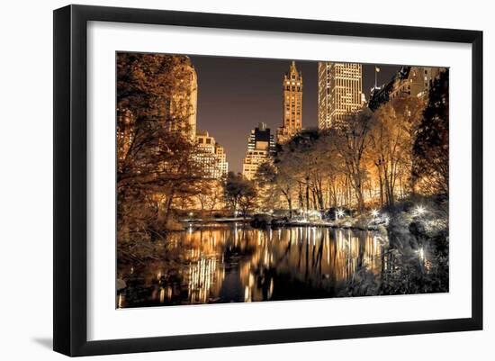 Central Park Glow-Assaf Frank-Framed Giclee Print