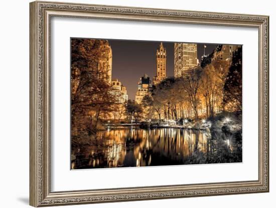 Central Park Glow-Assaf Frank-Framed Giclee Print